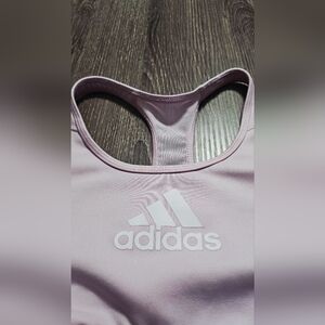 Adidas womens pink sports bra with mesh back medium support size XS